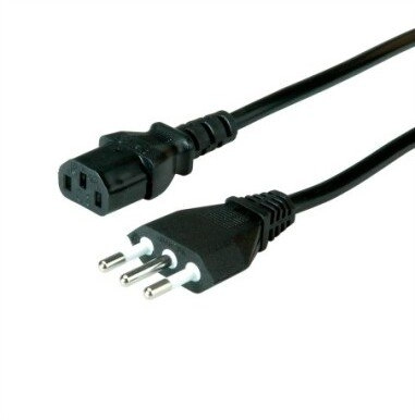 Value Kabel zasilający proste złącze IEC