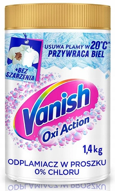 VANISH STAIN REMOVER WHITES 1.4KG