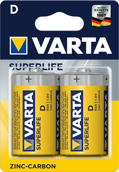 Varta R20 D household battery Zinc-carbon