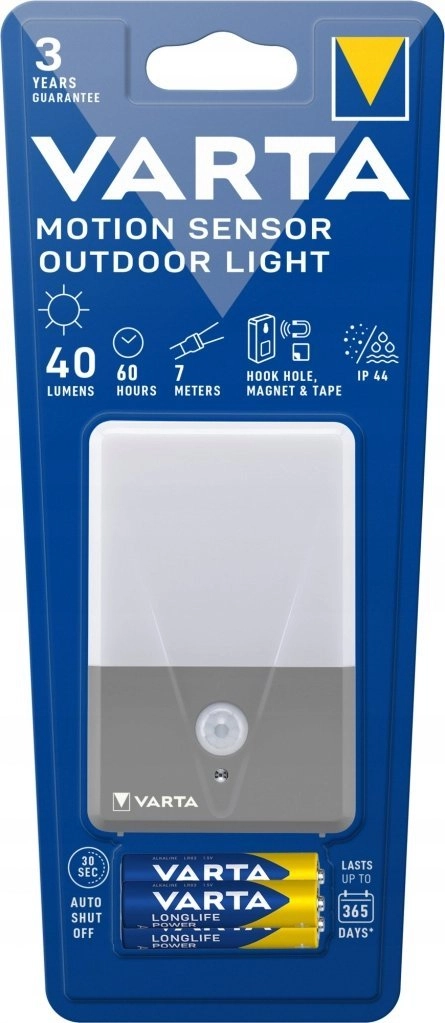 Varta wall lamp MOTION SENSOR OUTDOOR