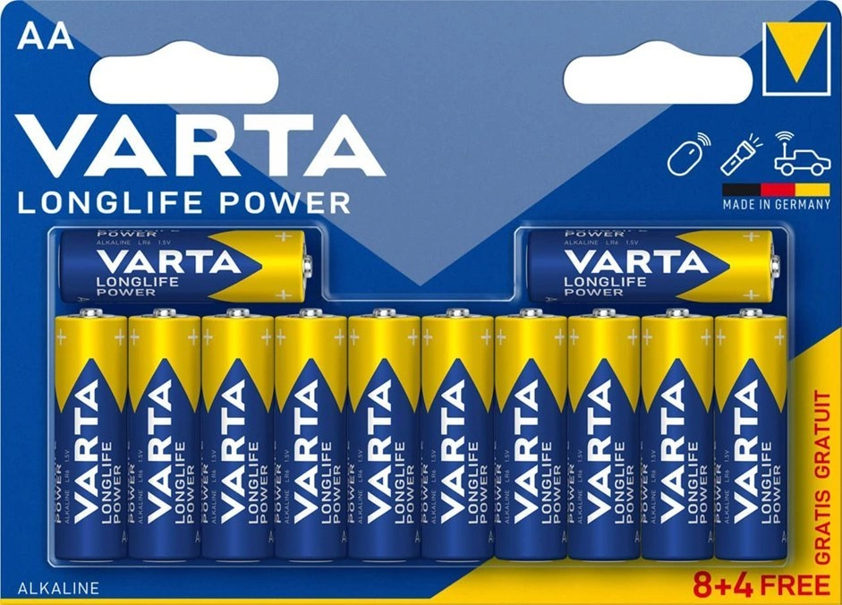 VARTA Longlife Power AA Pack 12