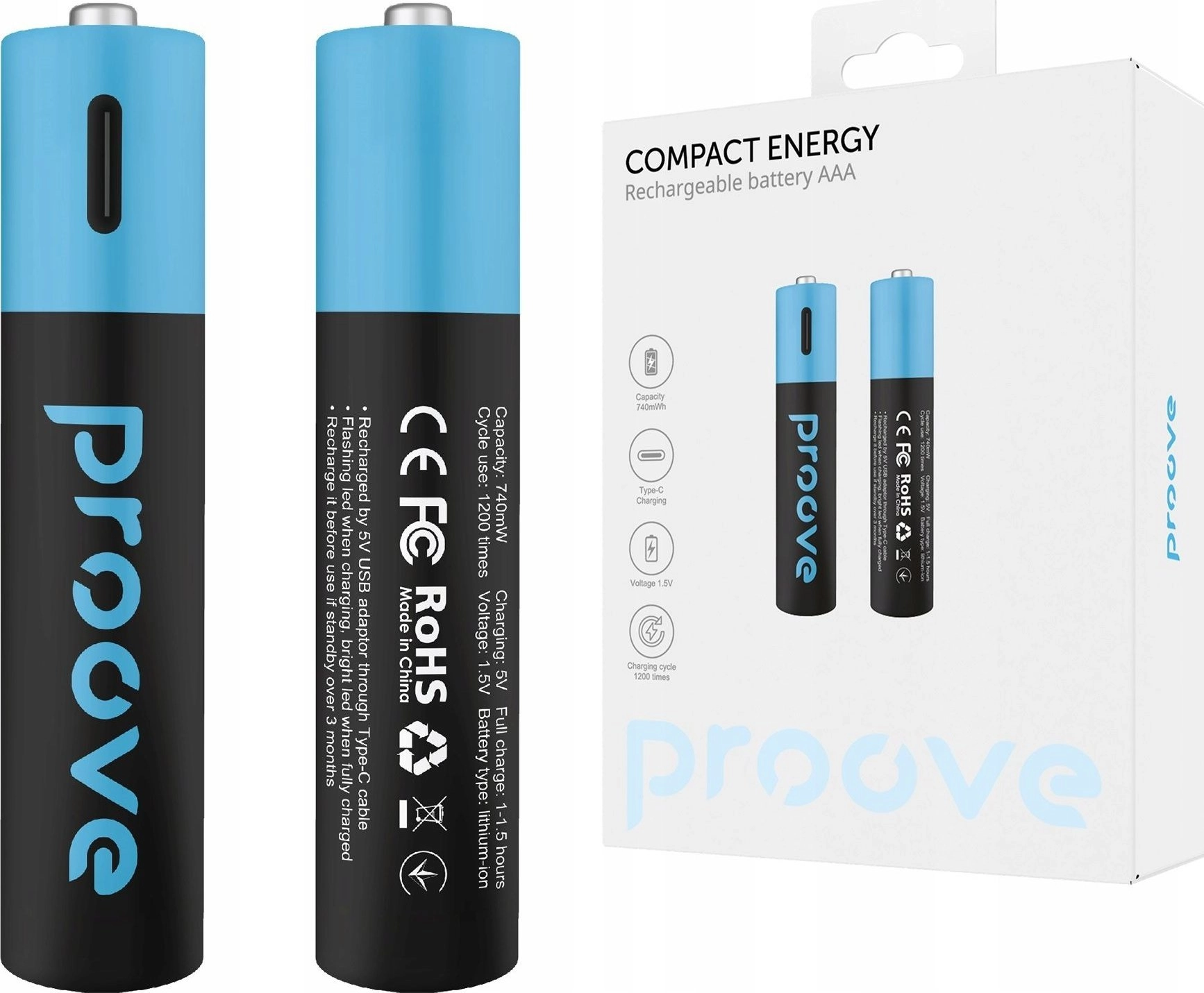 2 Battery Finger Aaa R3 Rechargeable
