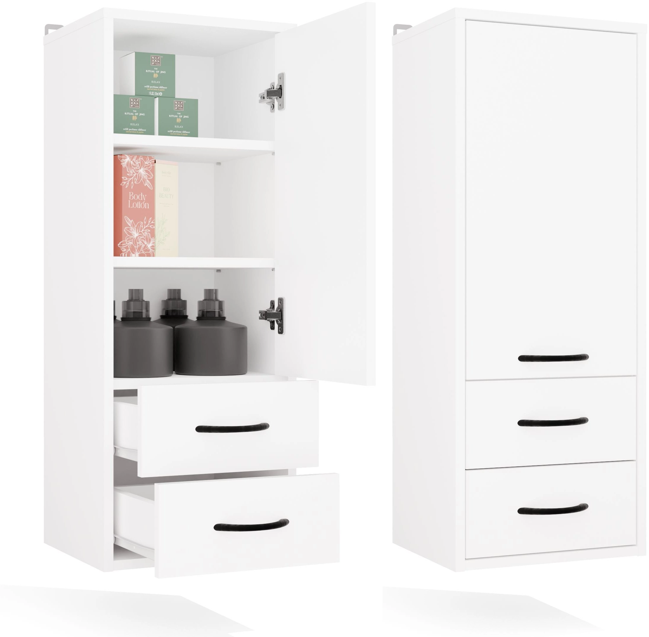 Vasagle Hanging Bathroom Cabinet NINA W1D2S