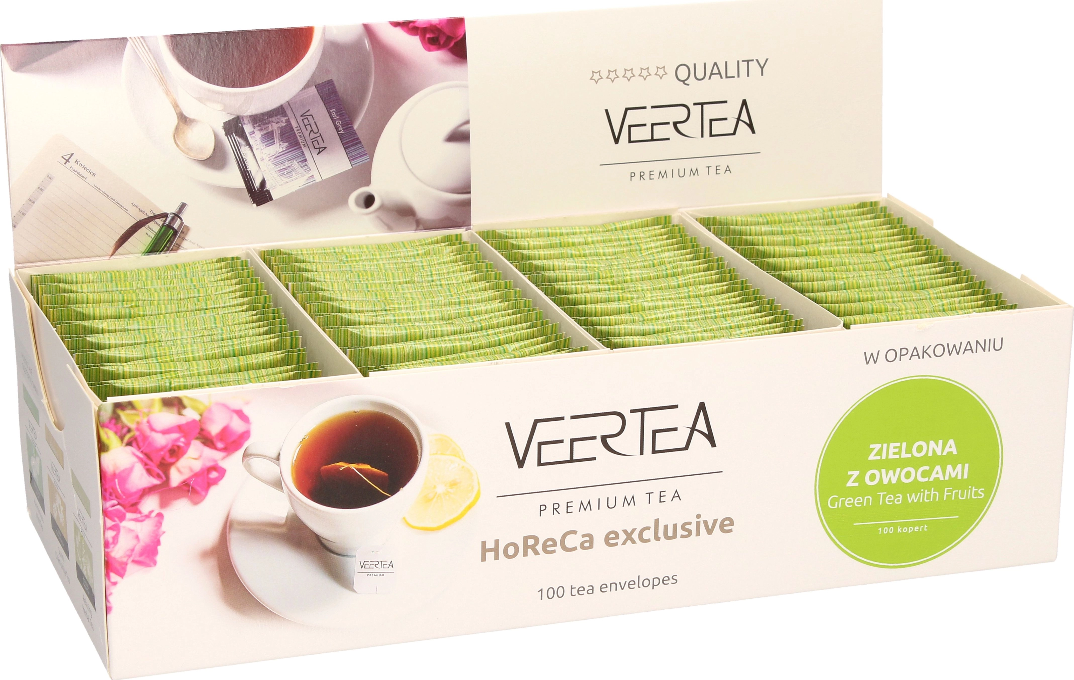 VEERTEA PREMIUM 100 kopert GREEN TEA