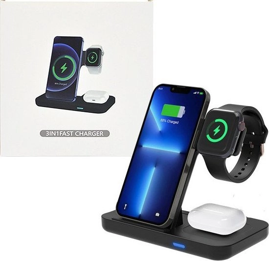 Teltech 3in1 wireless inductive charger +