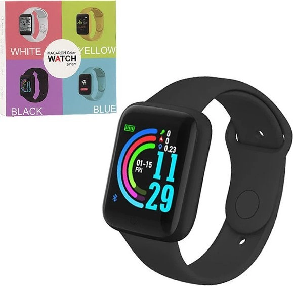 Smartwatch Vega ZEGAREK SMARTWATCH MACARON CZARNY