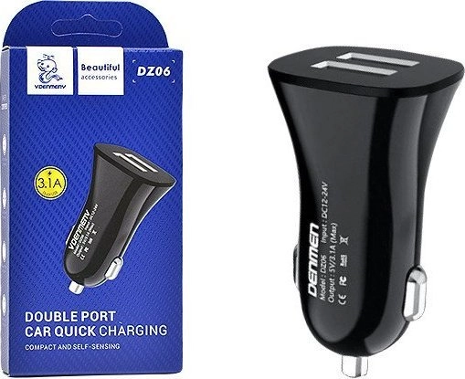 Vega charger CAR CHARGER 3A BLACK