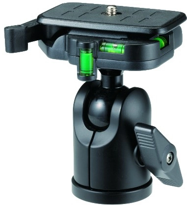 Velbon QHD-53D tripod head Black Aluminium