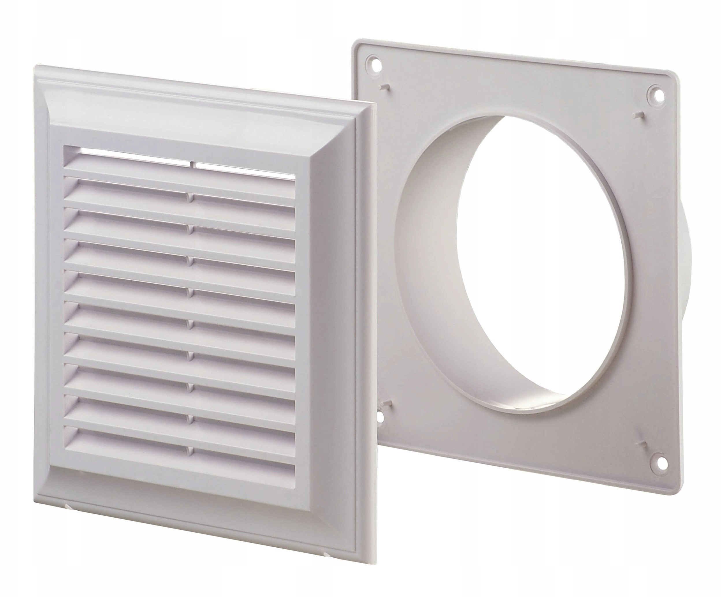 Ventilation grille 140x140mm with mesh and