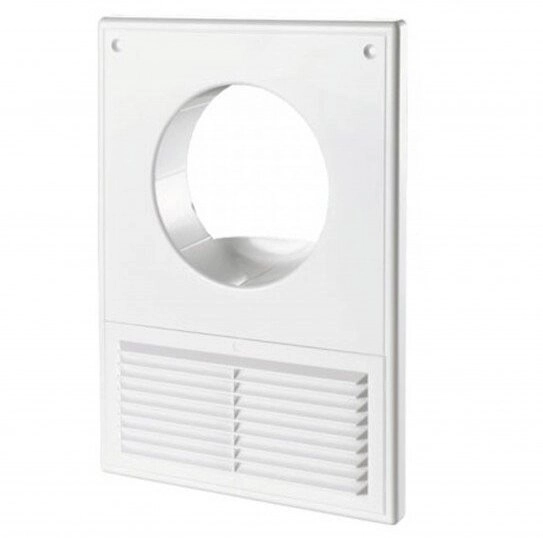 Ventilation grille with mesh 250x180mm and
