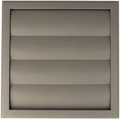 Louvered wall outlet 187x187mm fi 125mm