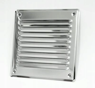 Ventilation cover with mesh 165x230mm metal