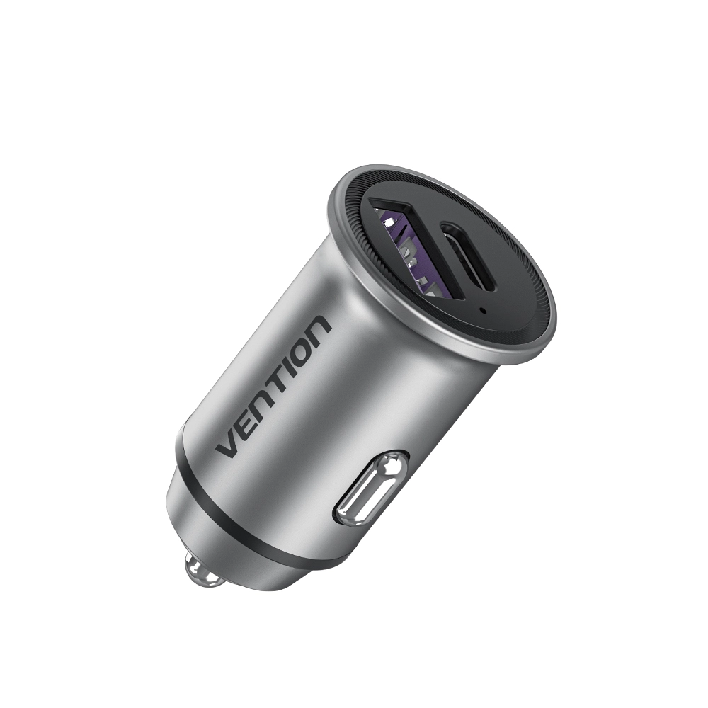Vention Two-Port USB A+C(18/20) Car Charger