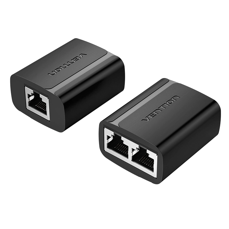 Vention RJ45 Splitter Adapter Black PVC