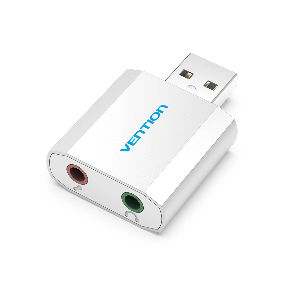 Vention USB External Sound Card Silvery