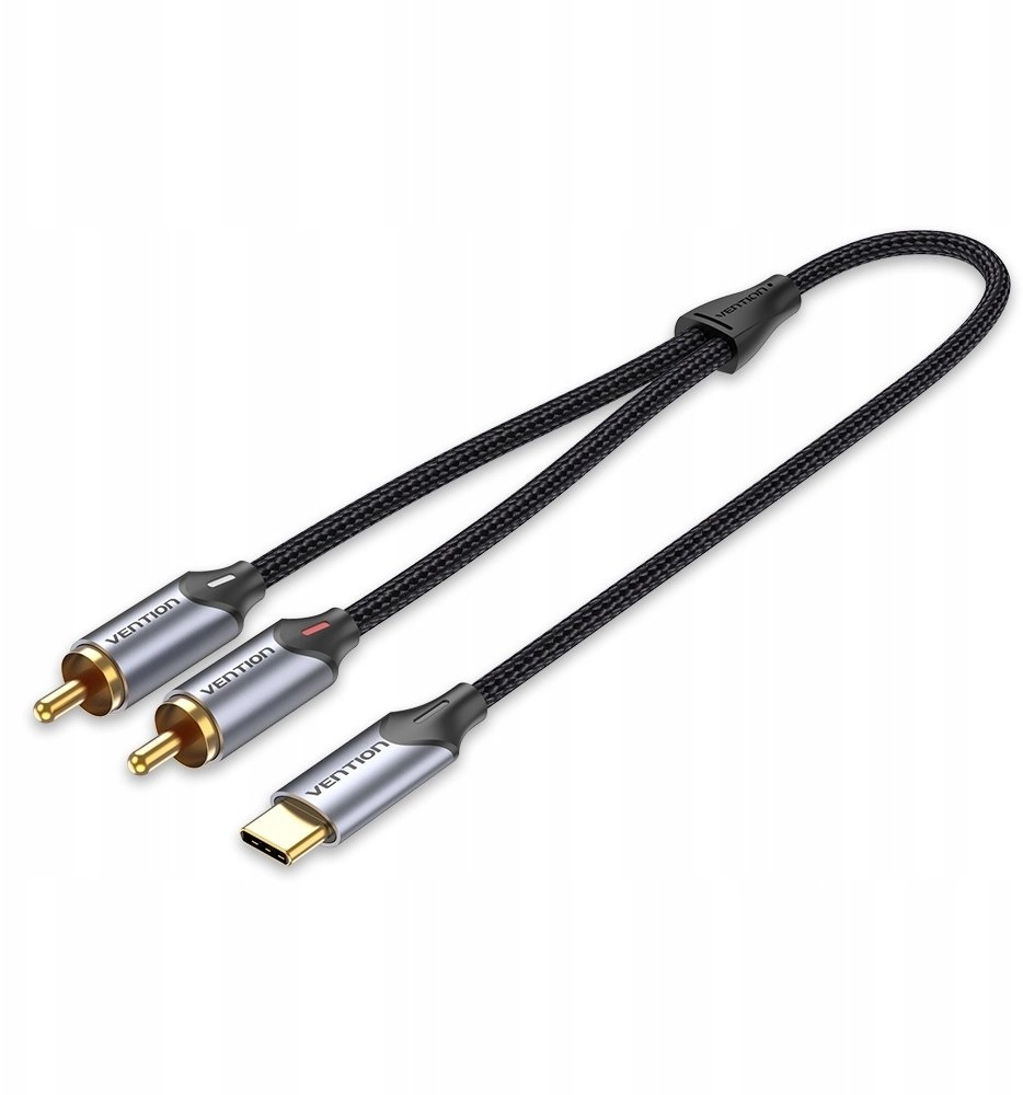Vention USB-C to 2RCA male audio