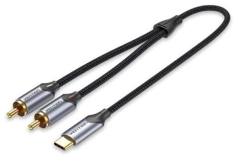 Vention USB-C to 2RCA male audio