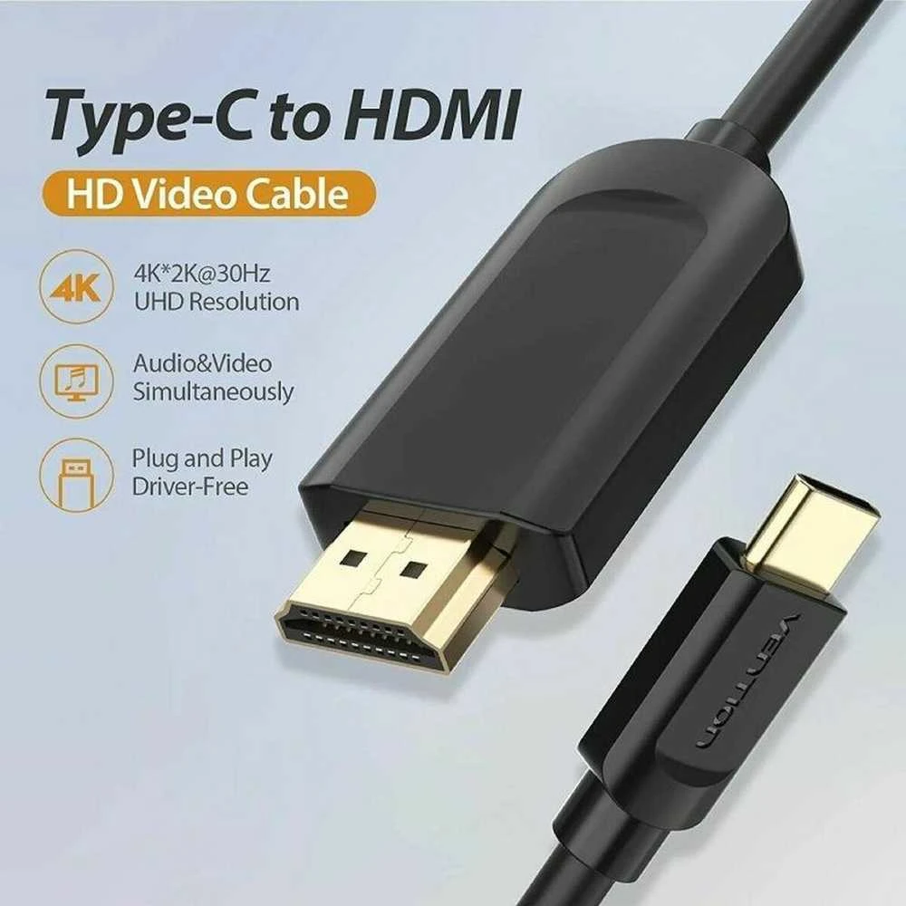 CABLE HDMI TO USB-C 2M/CGUBH VENTION