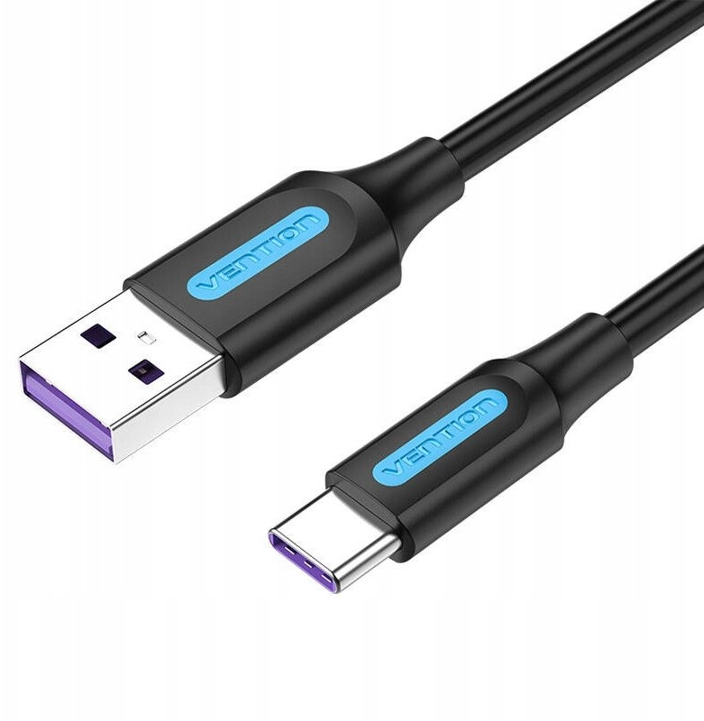 CABLE USB-C TO USB2.0/2M BLACK