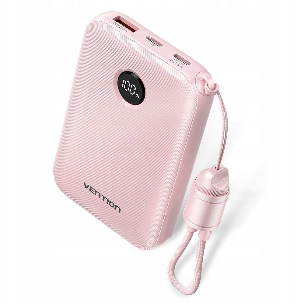 Vention 10000mAh Powerbank 2xUSB-C 1xUSB-A 22