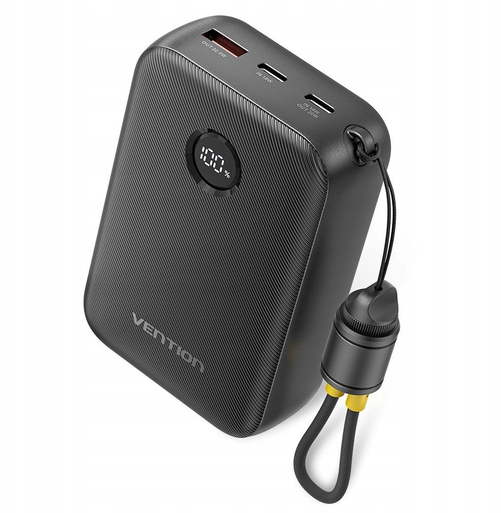 Vention 20000mAh Powerbank Black FKBB0-C 6922794791312