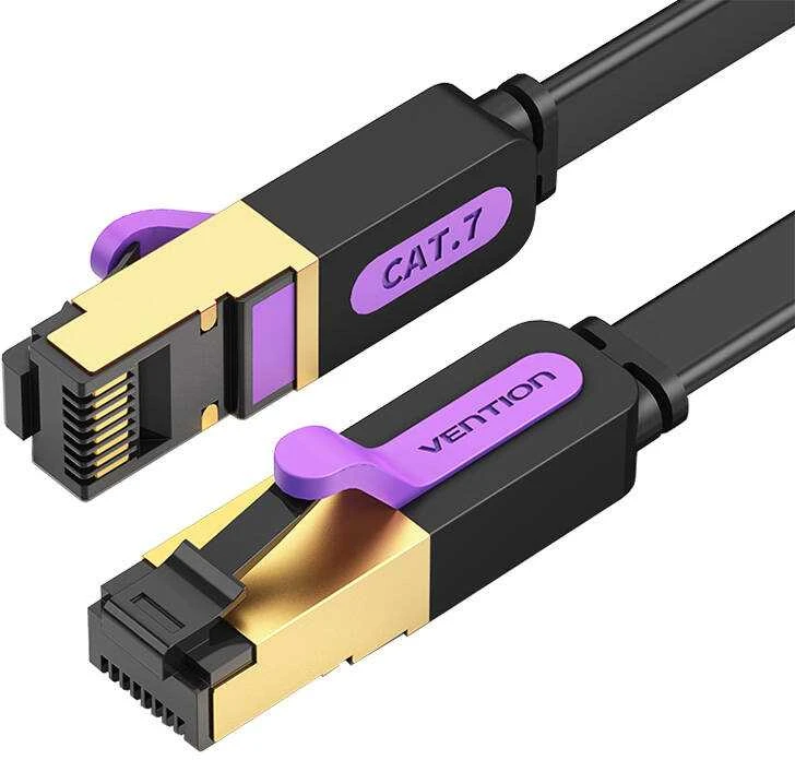PATCH CABLE CAT.7 FLAT/10M BLACK