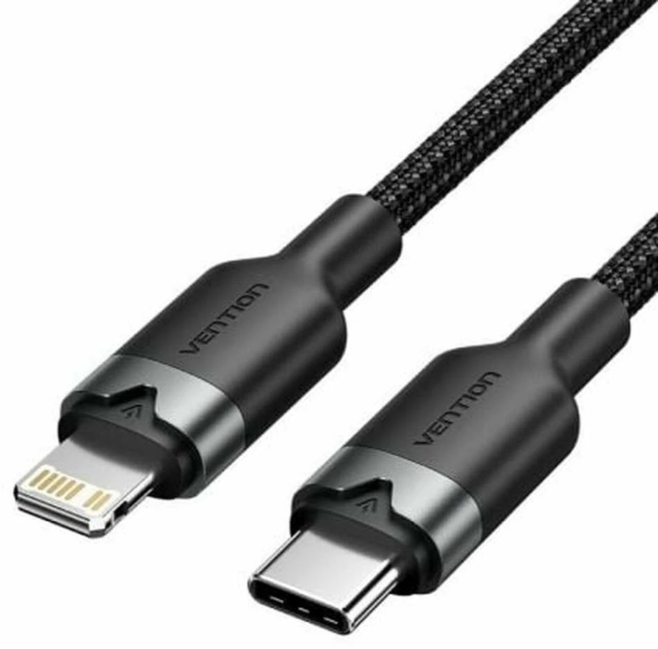 CABLE USB-C TO LIGHTNING/2M BLACK LALBH
