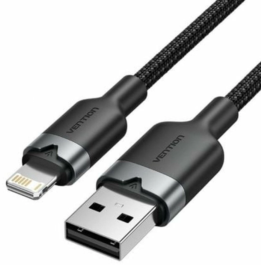 CABLE USB2.0 TO LIGHTNING/1M BLACK