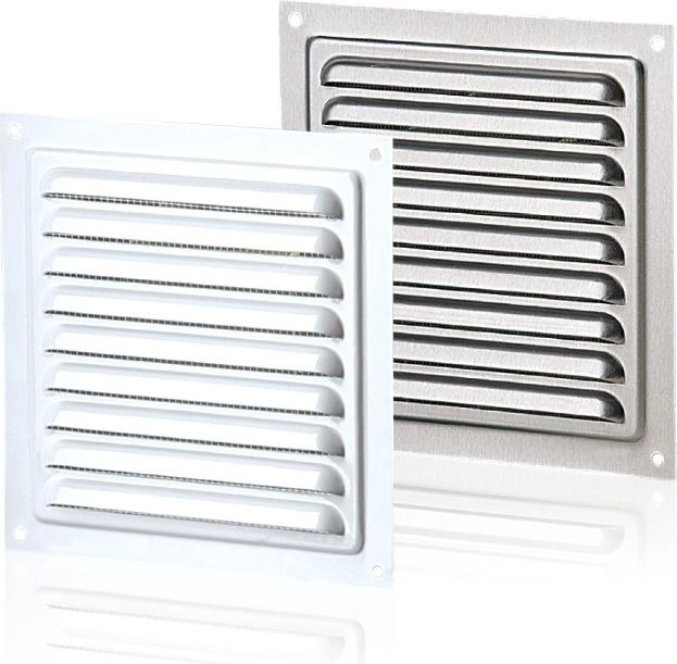 Vents Metal fan cover with mesh