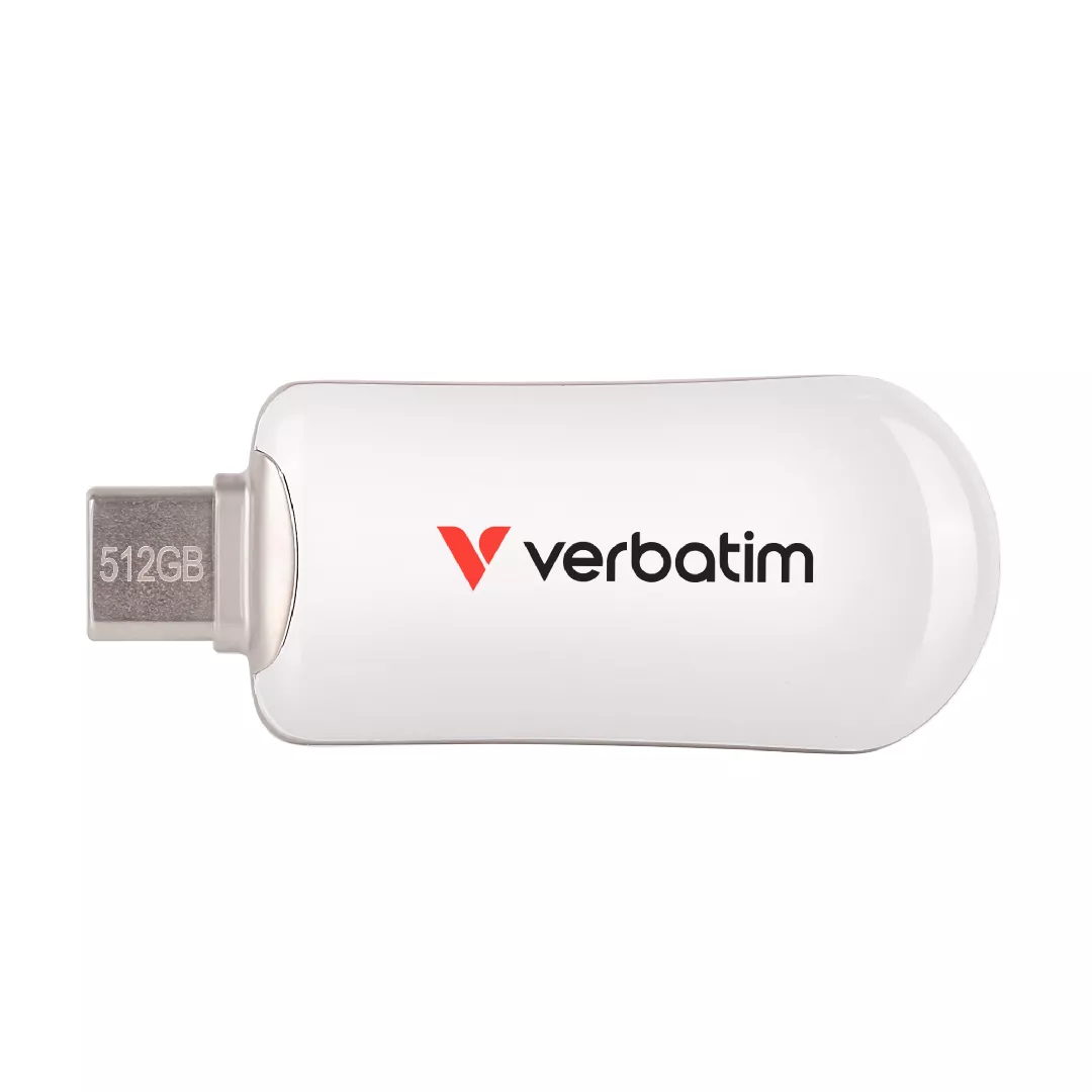 Verbatim Plectra USB-C Flash Drive White