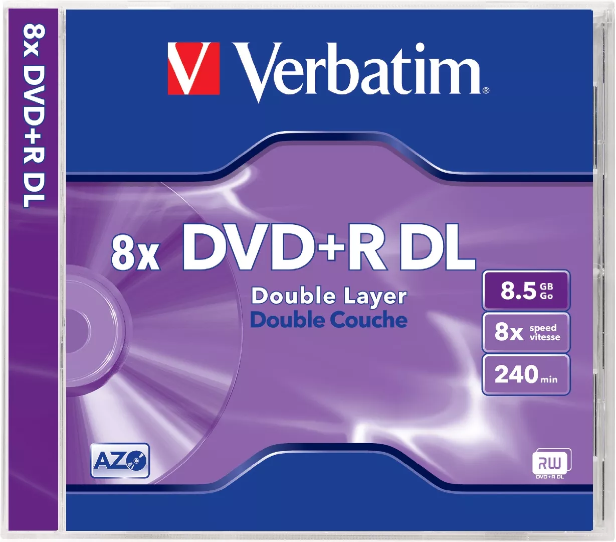 Verbatim 43540 blank DVD 8.5