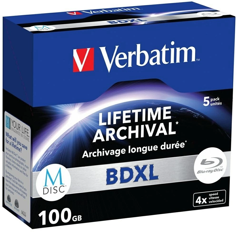 Plyta BD-XL Verbatim M-Disc 100GB 4X