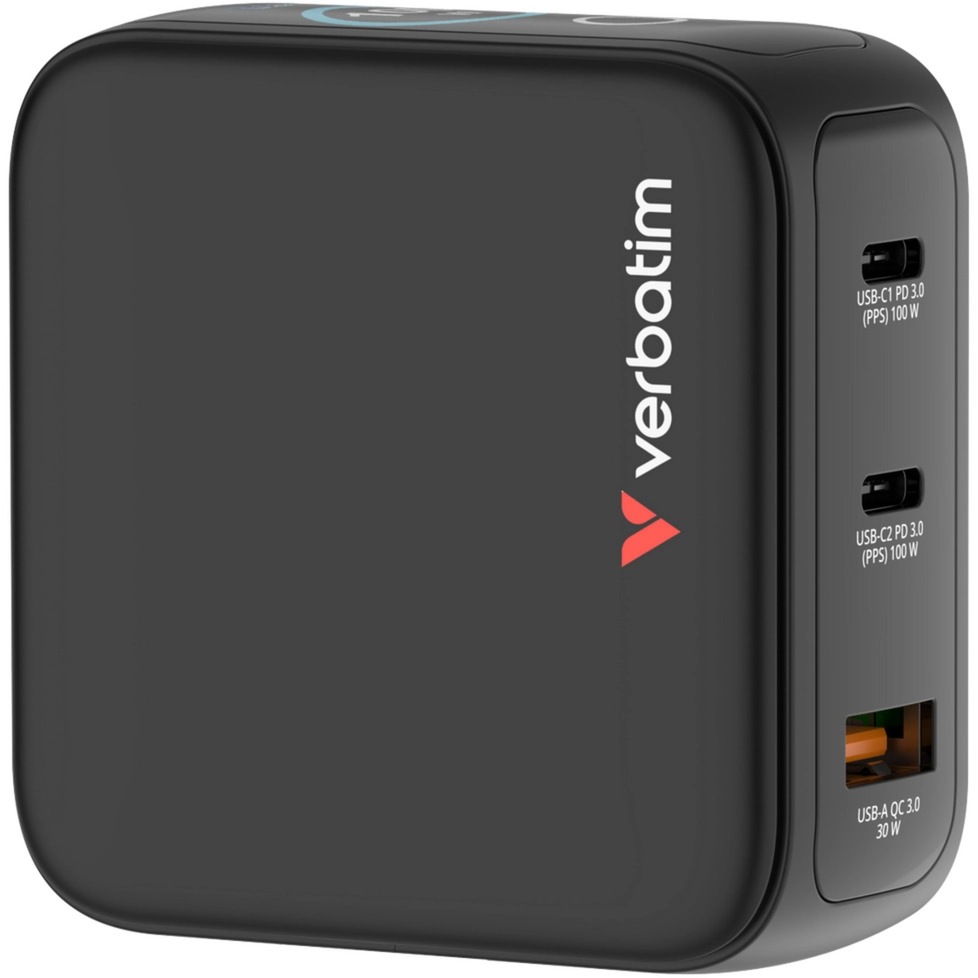 Verbatim Mini GaN Charger 100W with