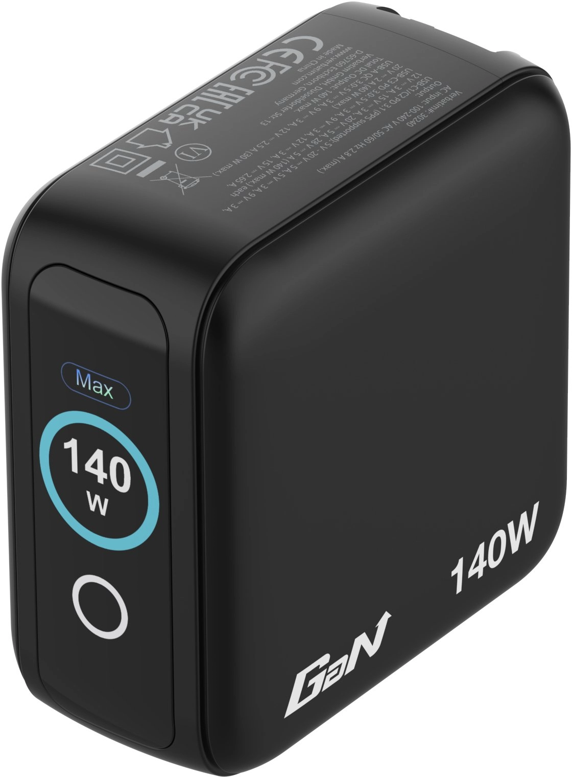 Verbatim Mini GaN charger 140W 3xUSB-C