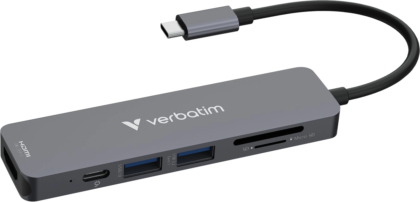 Adapter Hub Verbatim USB-C/HDMI/USB-A 3.2/USB-A