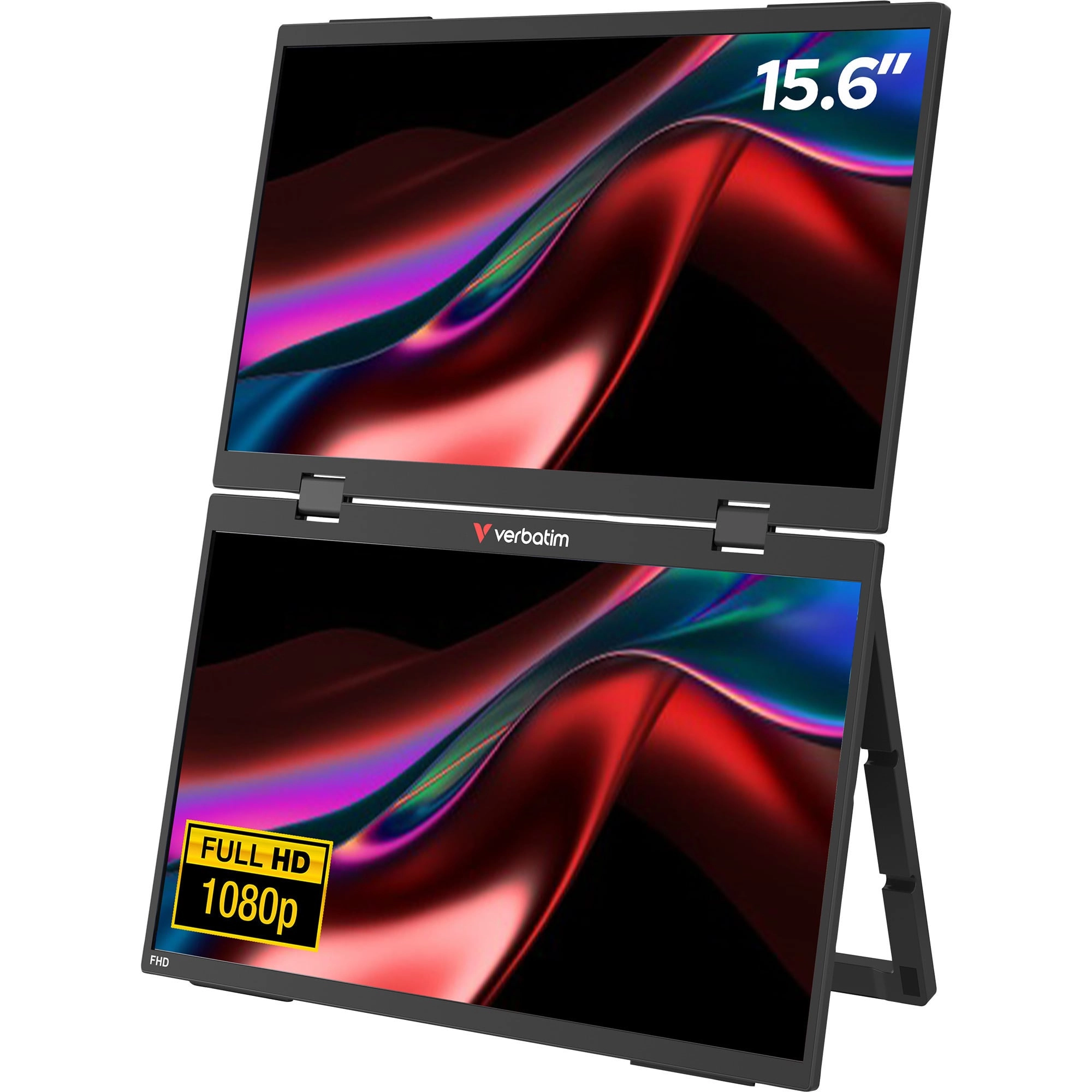Monitors Verbatim Dual Portable Monitor 15