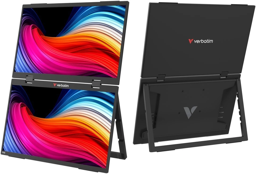 Verbatim Portable 15.6" FHD Dual