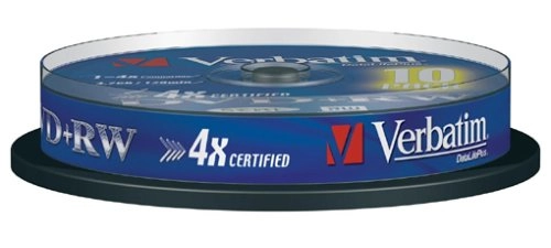 Verbatim DVD+RW Matt Silver 4.7