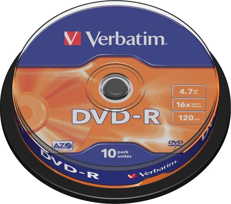 Verbatim DVD-R Matt Silver 4.7