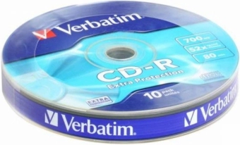 Matricas CD-R Verbatim 700MB Wagon Wheel