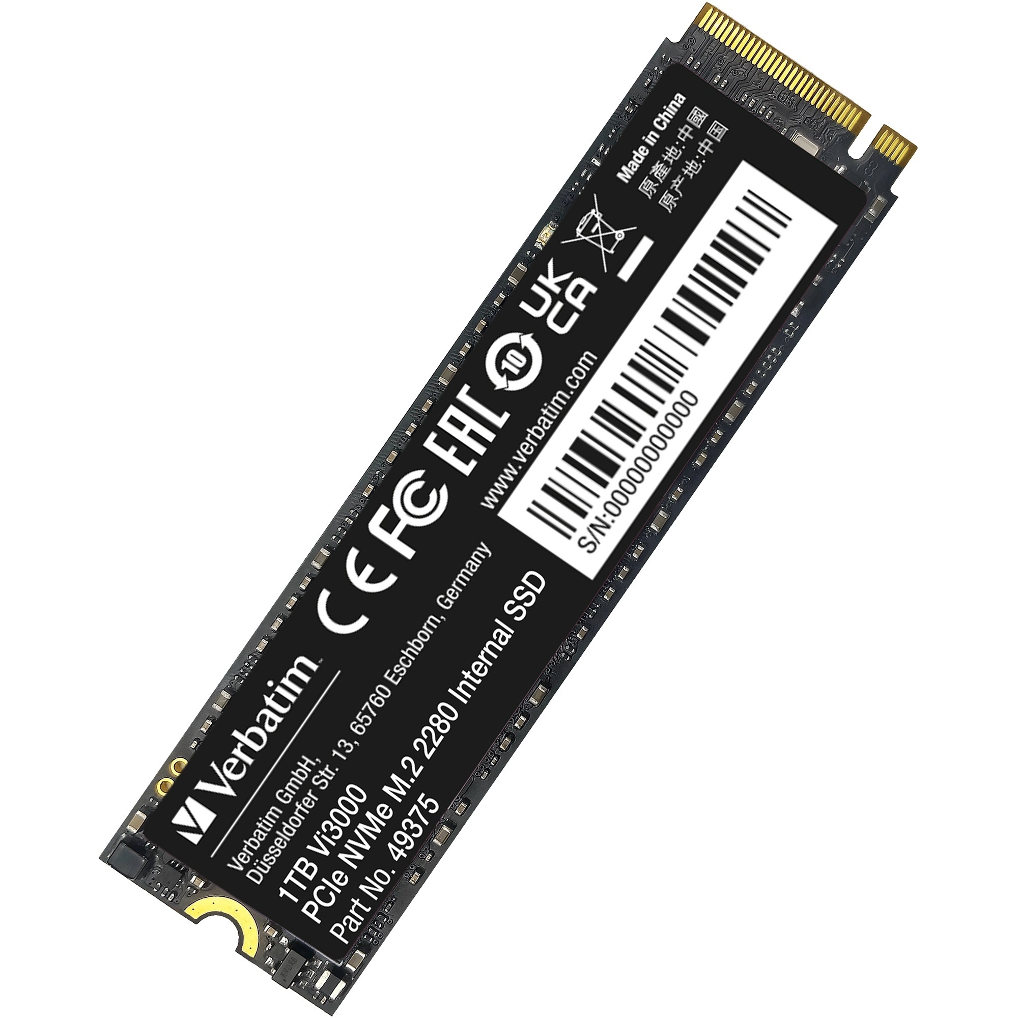 Verbatim Vi3000 PCIe NVMe M.2