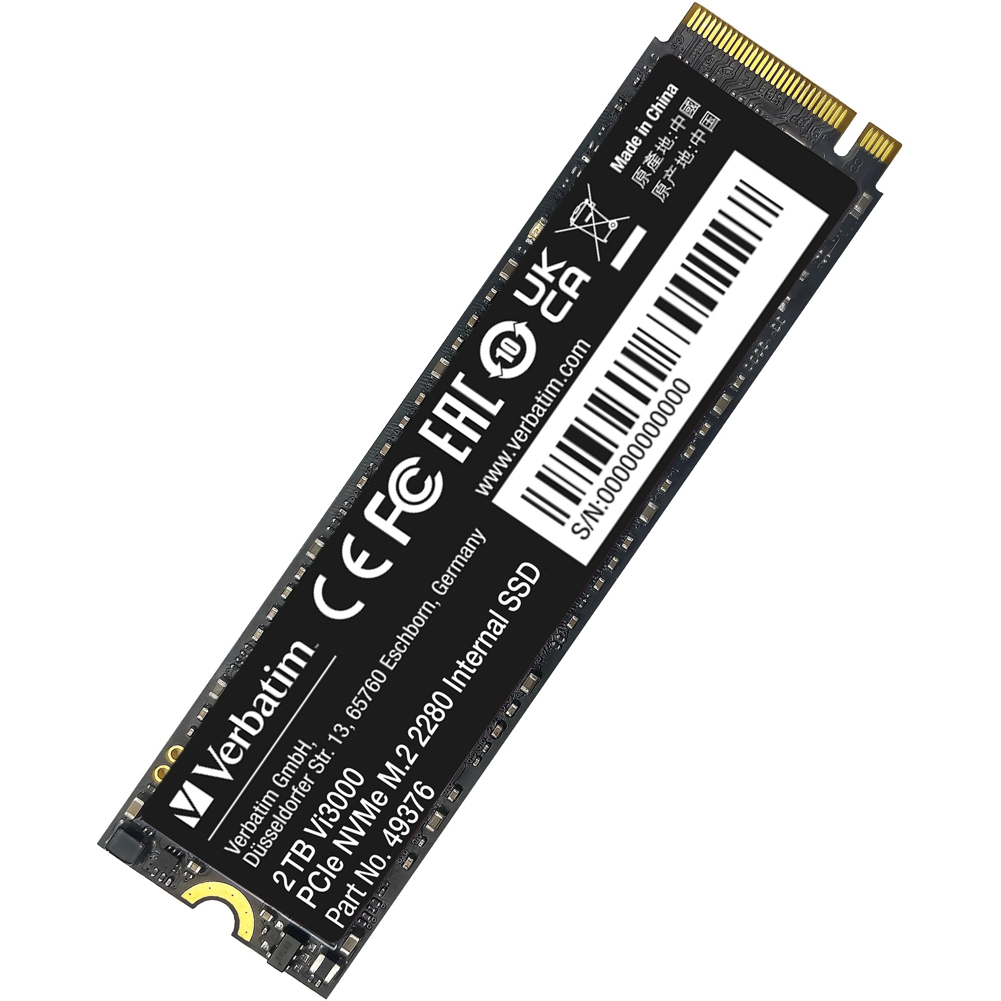Verbatim Vi3000 PCIe NVMe M.2