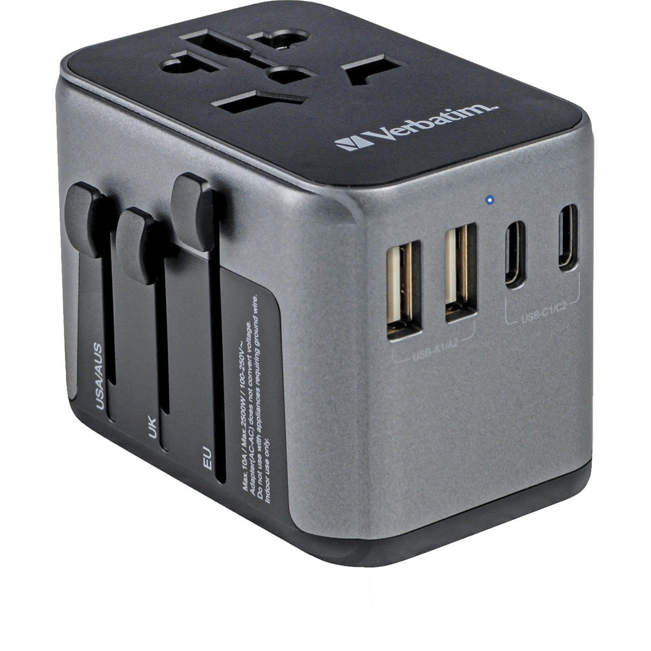 Verbatim 49545 power plug adapter Universal