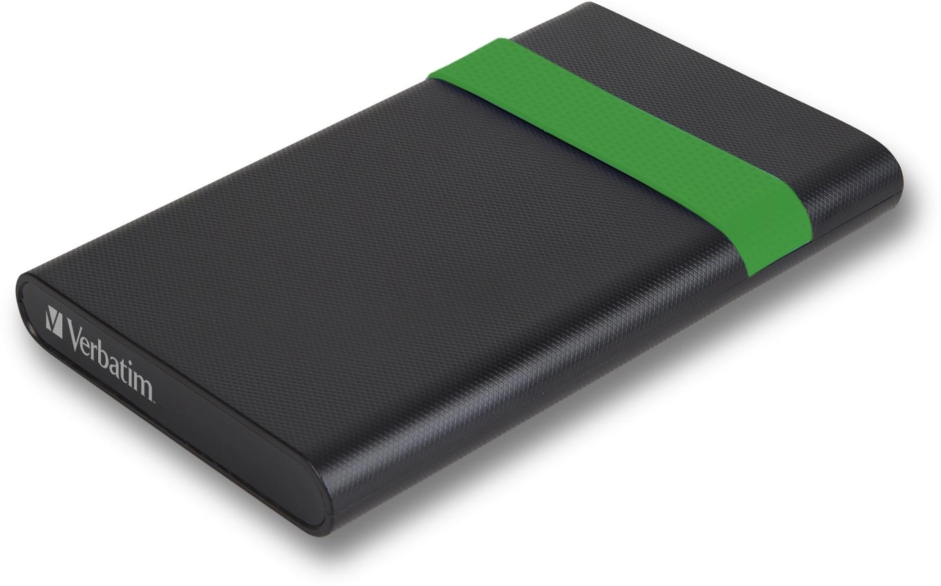 Verbatim 53111 ārējais cietais disks 512 GB 5400 RPM 2.5" Micro-USB B 2.0/3.2 Gen 1 (3.1 Gen 1) Melns, Zaļš