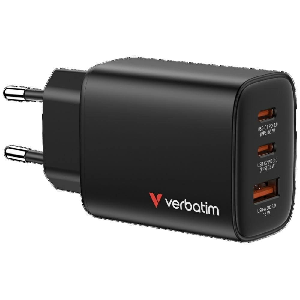 Verbatim Essentials GaN Charger 65W EU