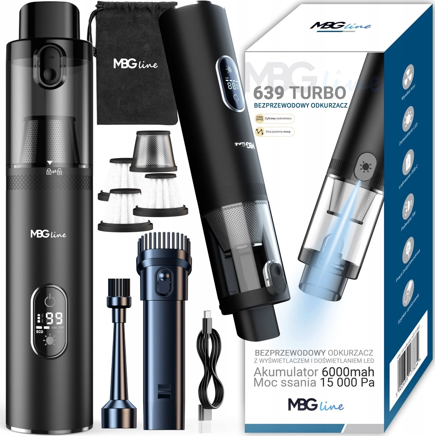 MBG line Vacuum Cleaner 639 TURBO