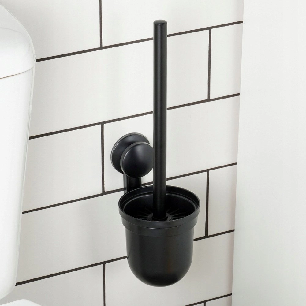 Verk Hanging Silicone Toilet Brush Black
