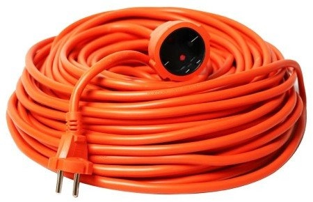 Retractable extension cable 40m PZO40M2x1 0mm