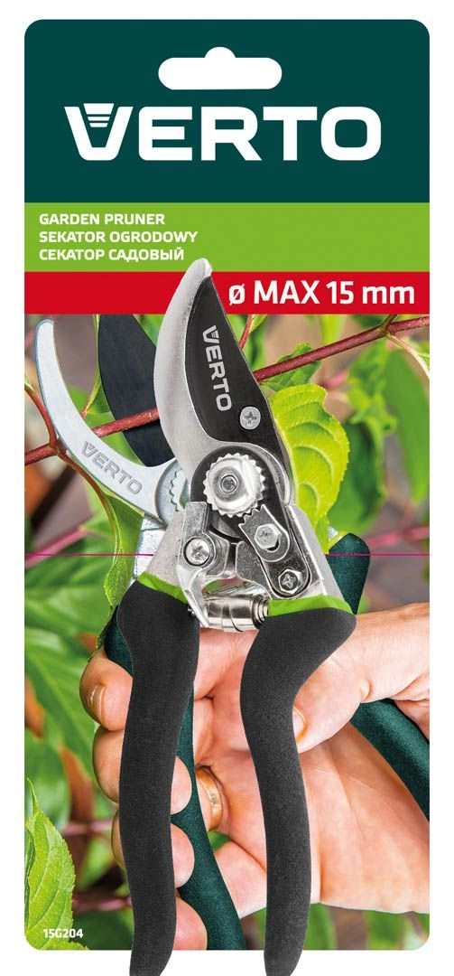 Verto 15G204 pruning shears Anvil Black