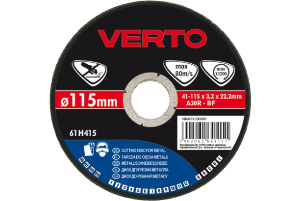 Verto Tarcza tnąca do metalu 125x1